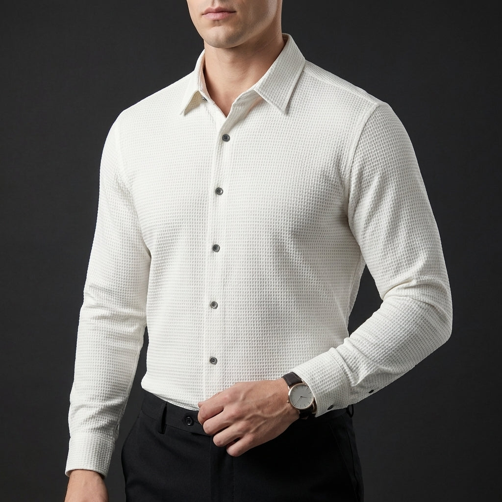 Noah Waffle Button-Up