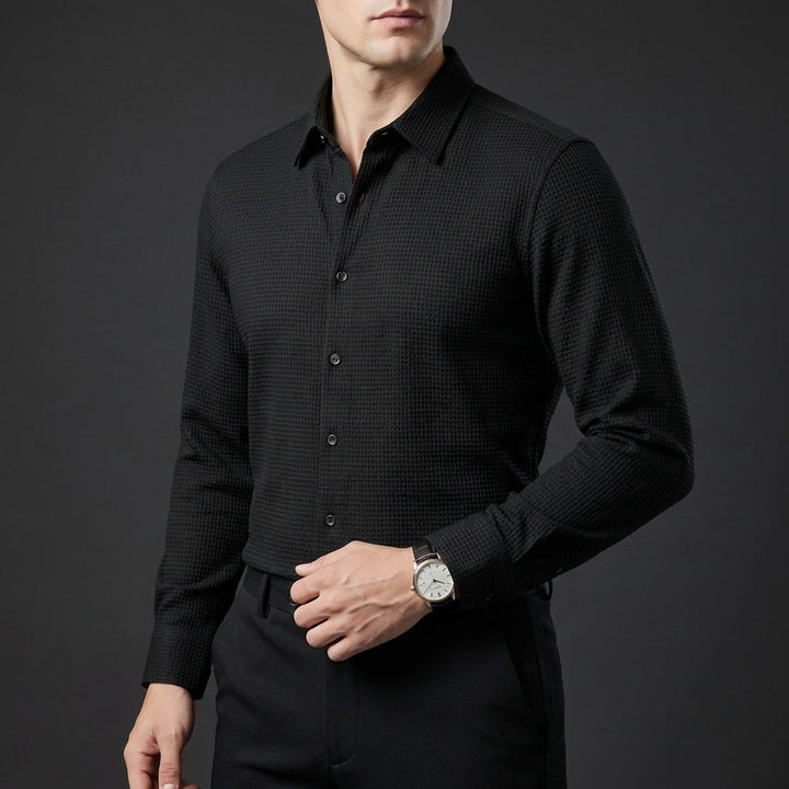 Noah Waffle Button-Up
