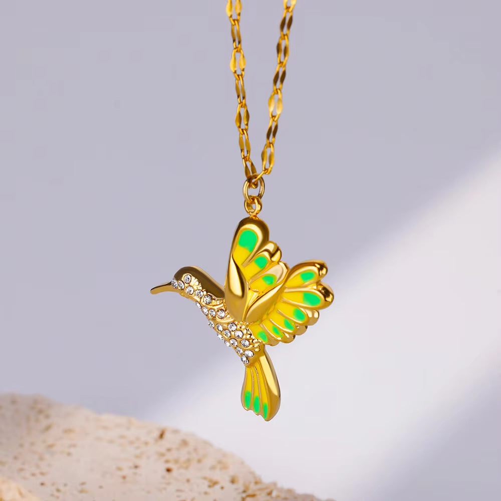 Hummingbird Pendant Necklace