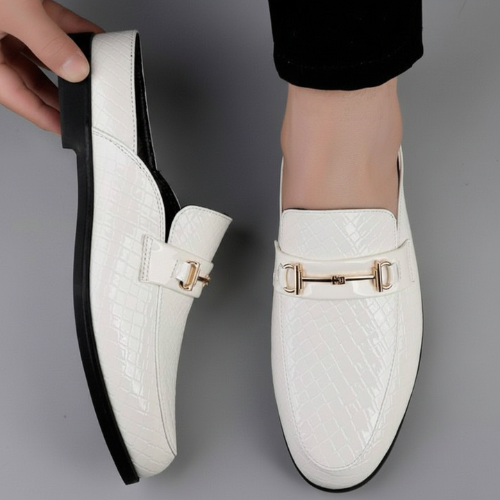 Bernardo Buckle Loafers