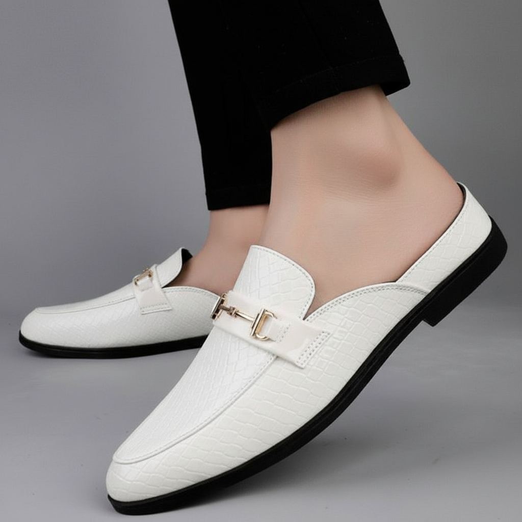 Bernardo Buckle Loafers