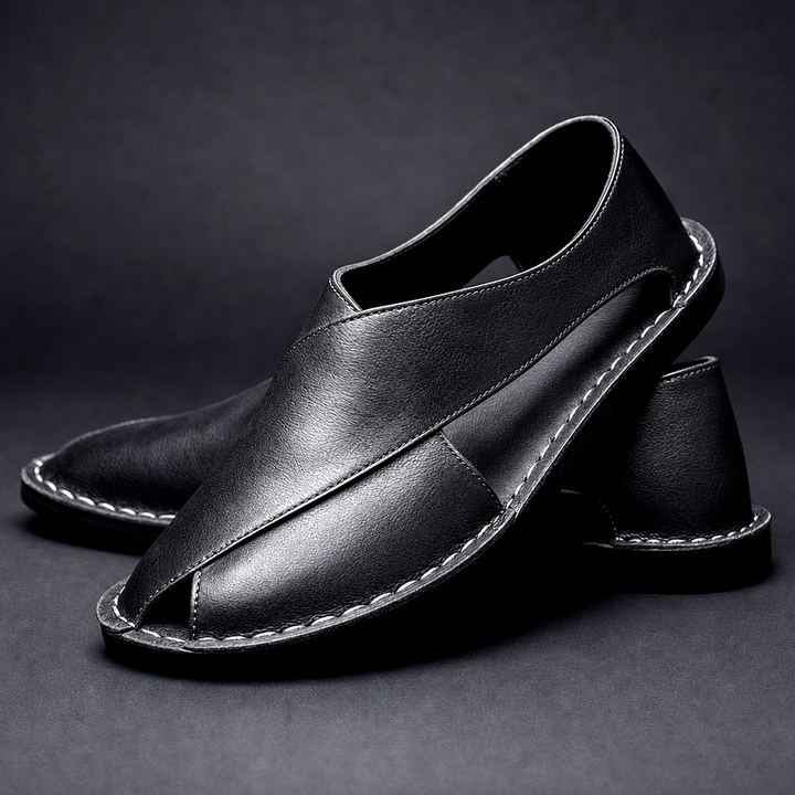 Fabio Leather Mules
