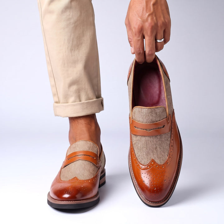 Belton Wingtip Loafers
