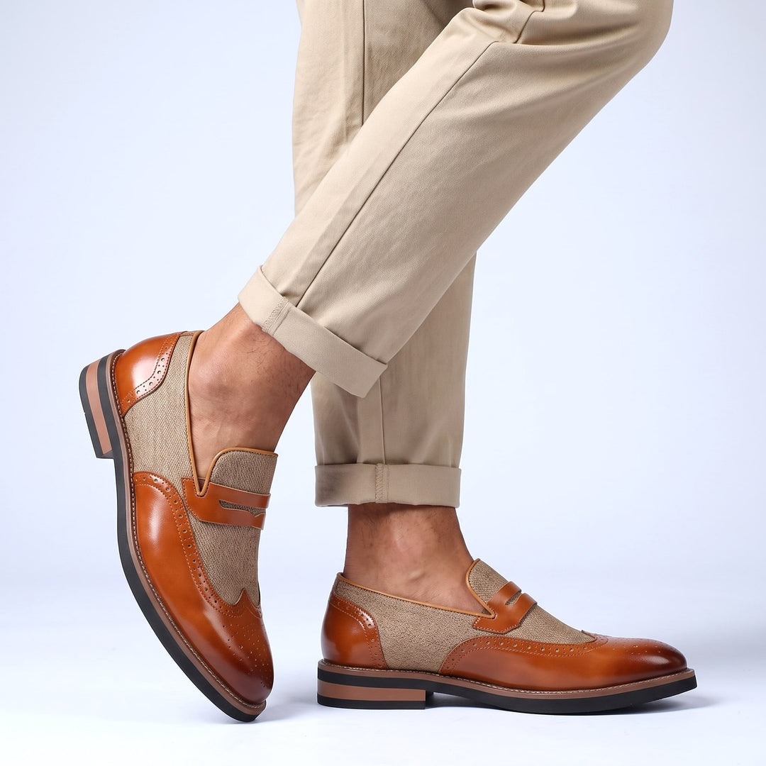 Belton Wingtip Loafers