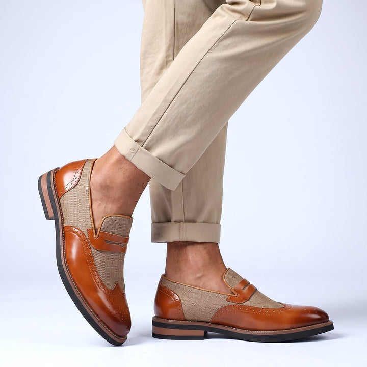 Belton Wingtip Loafers