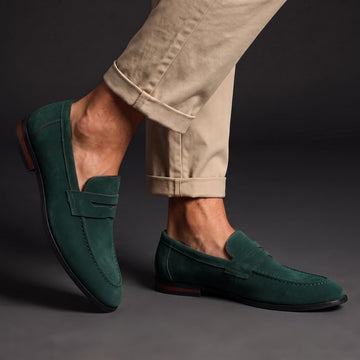 Cesare Suede Loafers