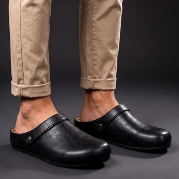 Halvern Leather Mules