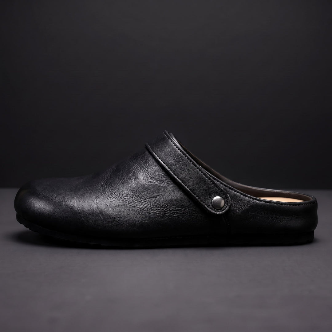 Halvern Leather Mules