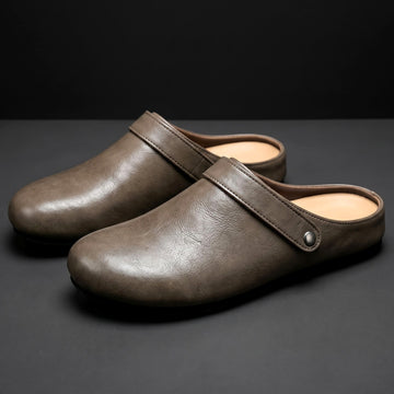Halvern Leather Mules