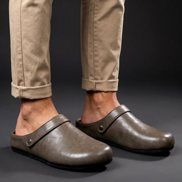 Halvern Leather Mules