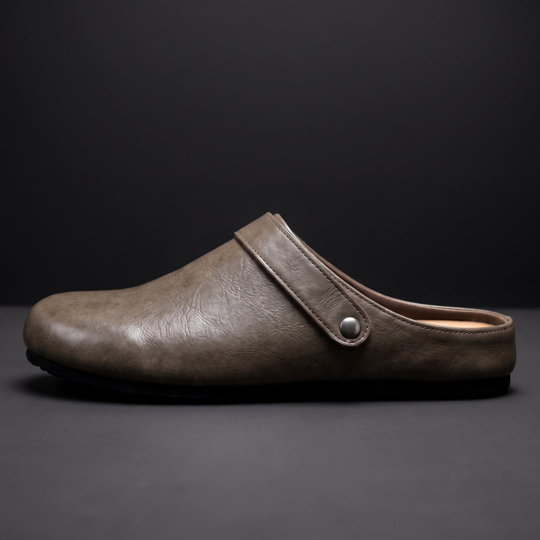 Halvern Leather Mules