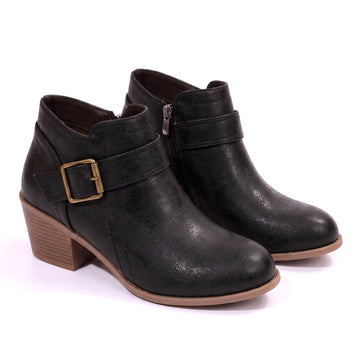 Emberlyn Leather Bootie