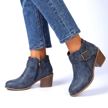 Emberlyn Leather Bootie