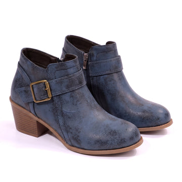 Emberlyn Leather Bootie