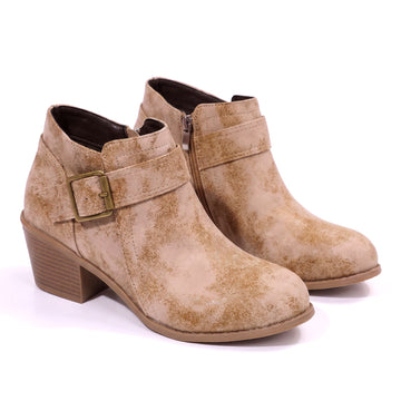 Emberlyn Leather Bootie