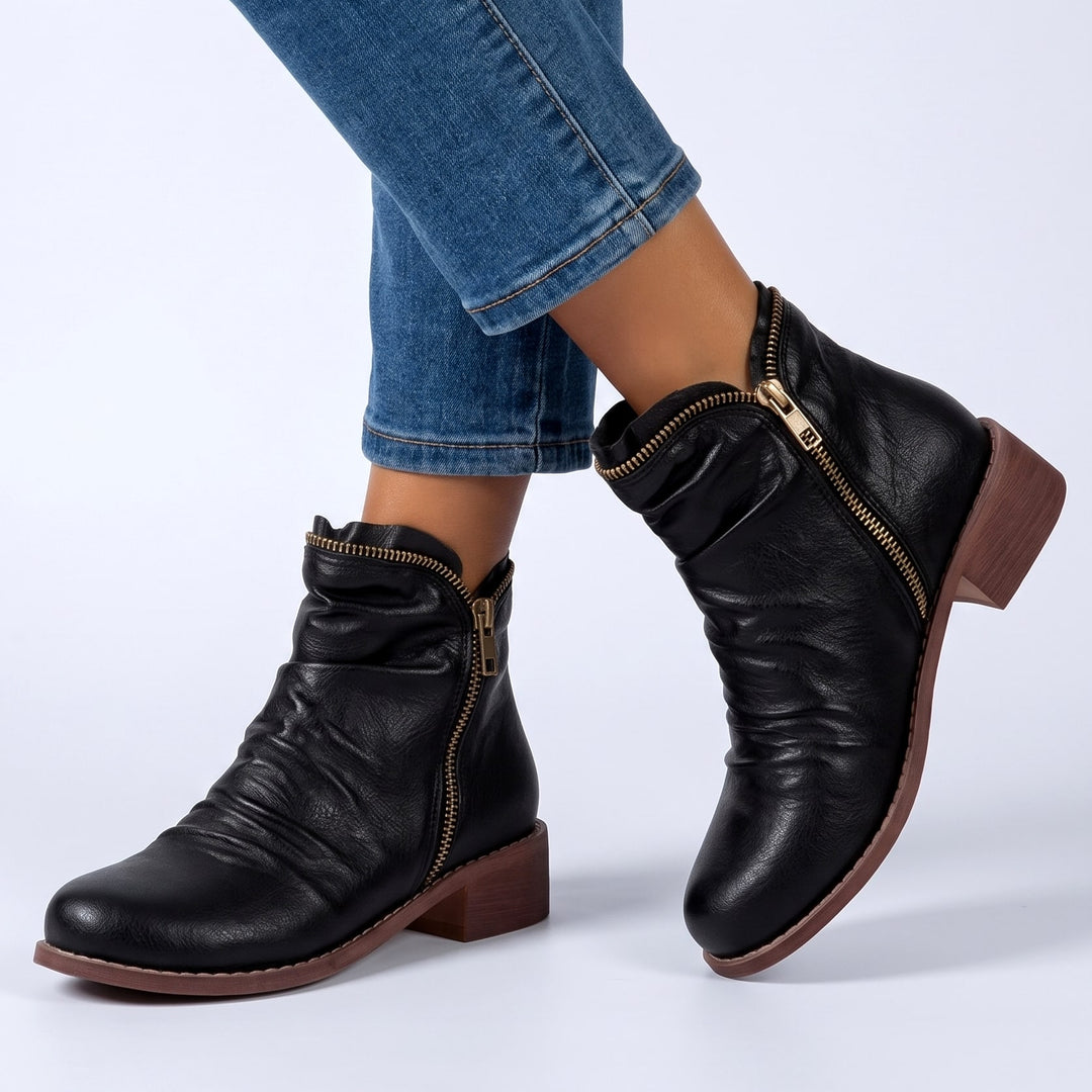 Juliette Zipper Boots