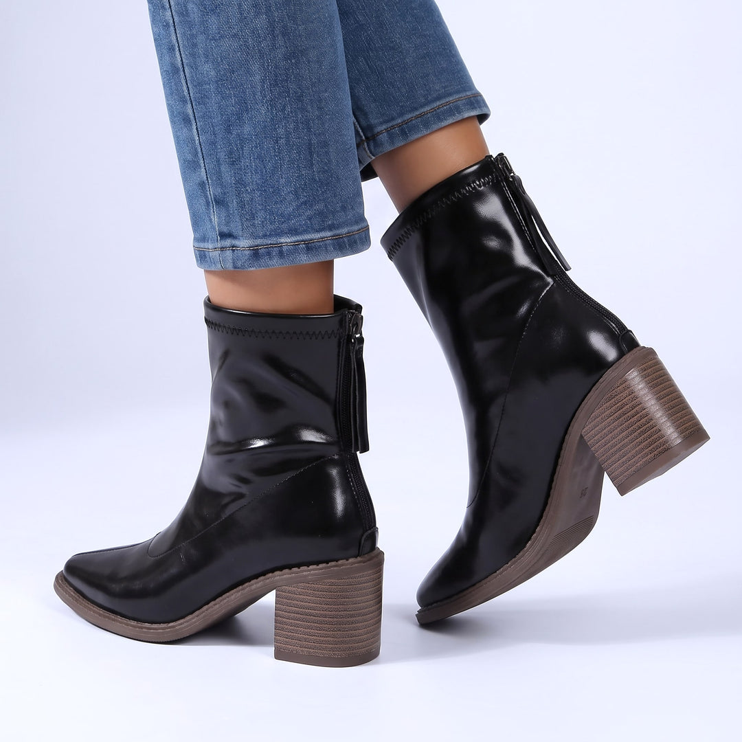 Leandra Leather Boots