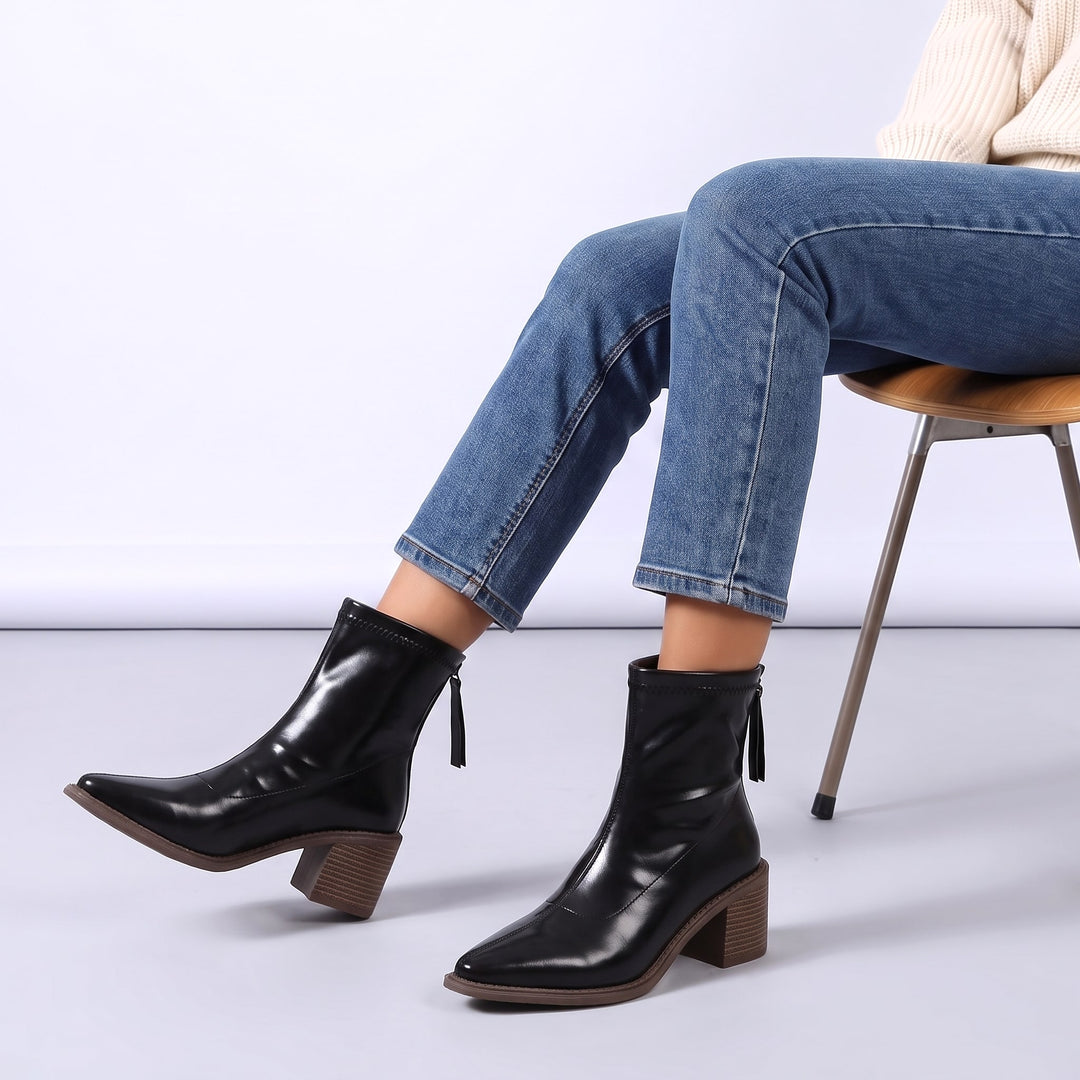 Leandra Leather Boots