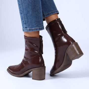Leandra Leather Boots