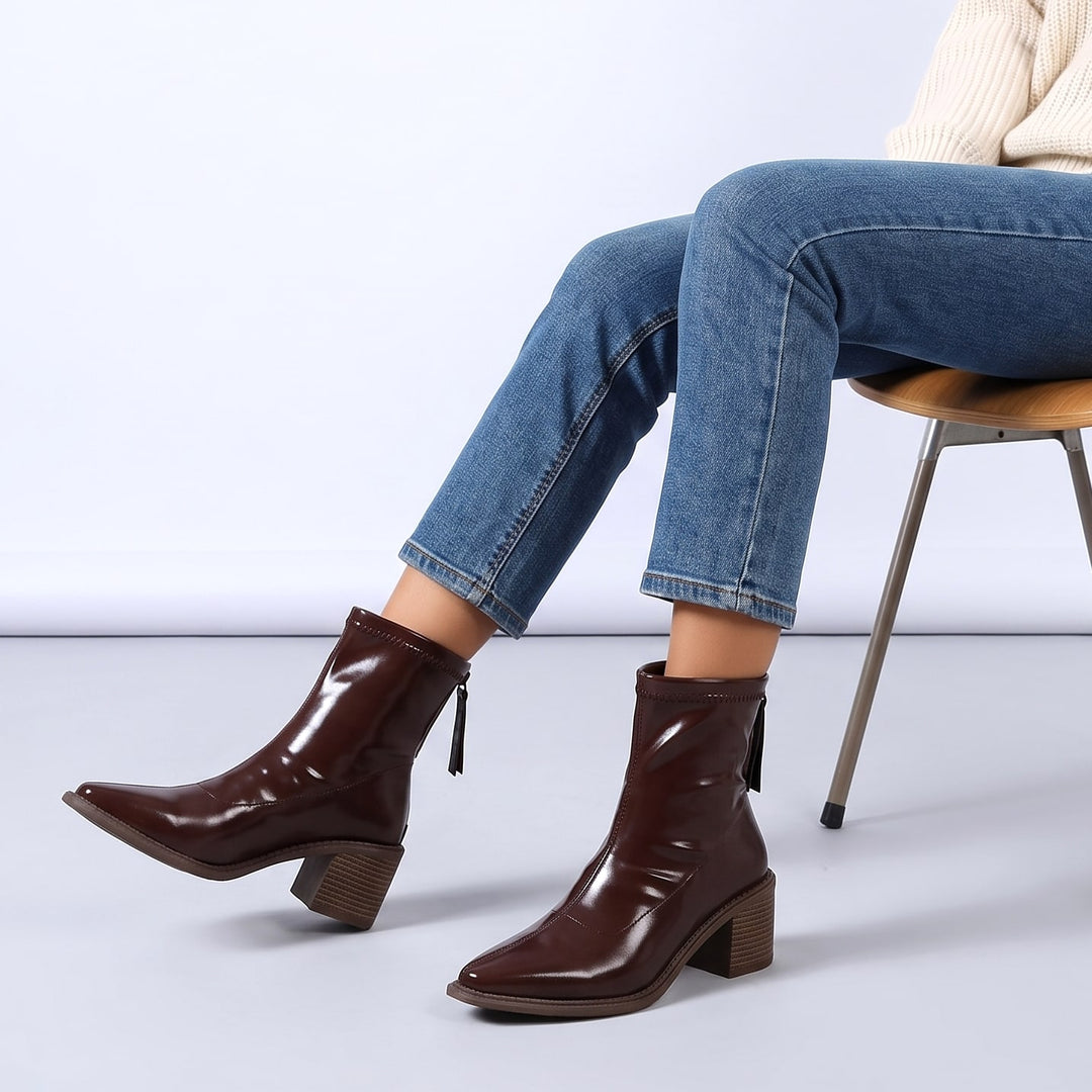 Leandra Leather Boots