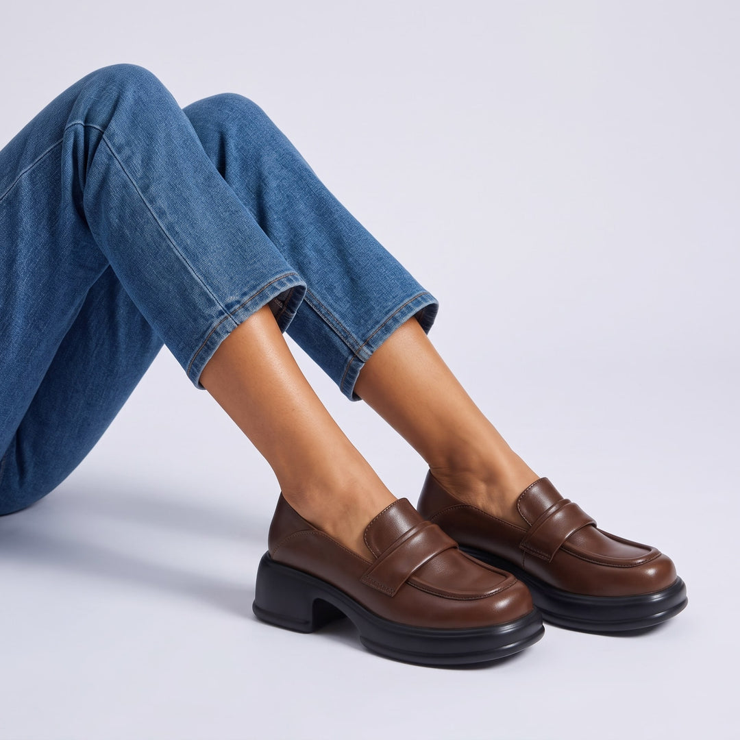 Venetia Leather Loafers