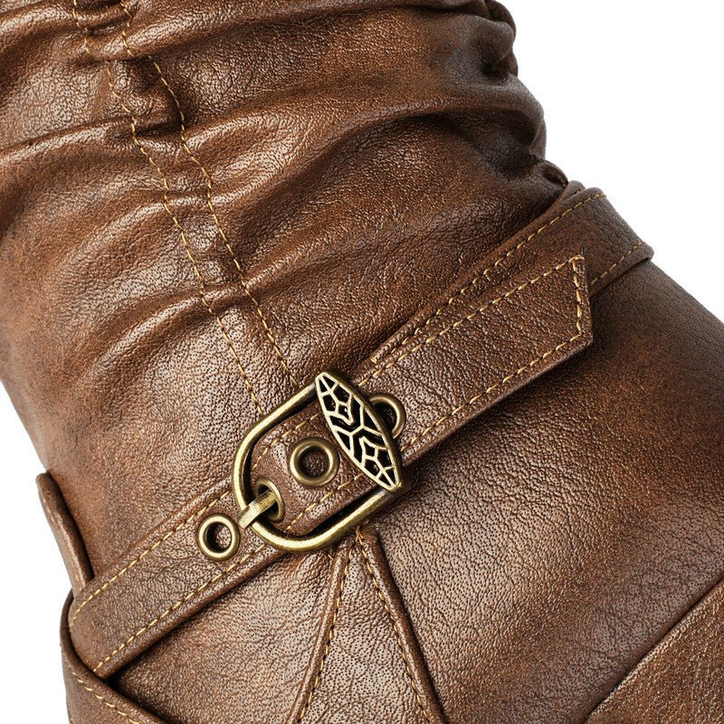 Alexandra Buckle Boots - Santovi