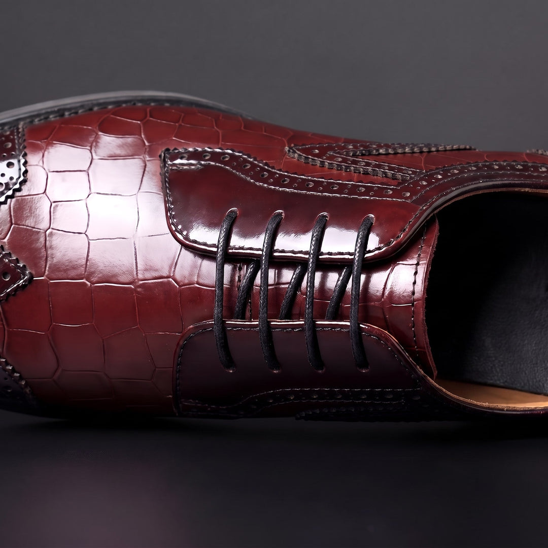 Bellucci Croc Oxfords - Santovi