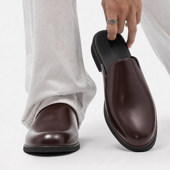 Renzo Patent Leather Mules