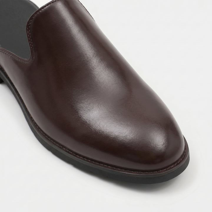 Renzo Patent Leather Mules