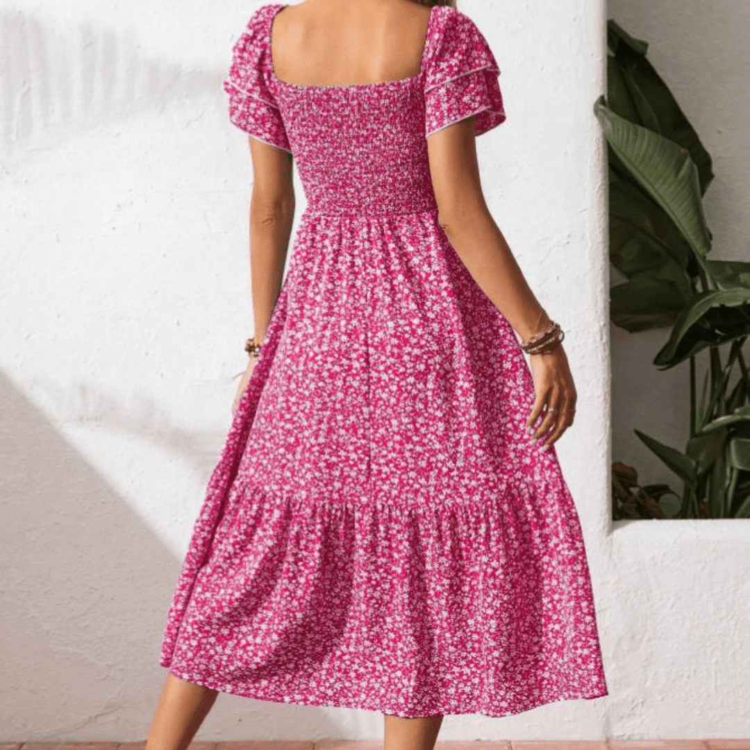 Clarissa Floral Dress - Santovi