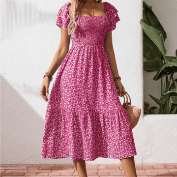 Clarissa Floral Dress - Santovi