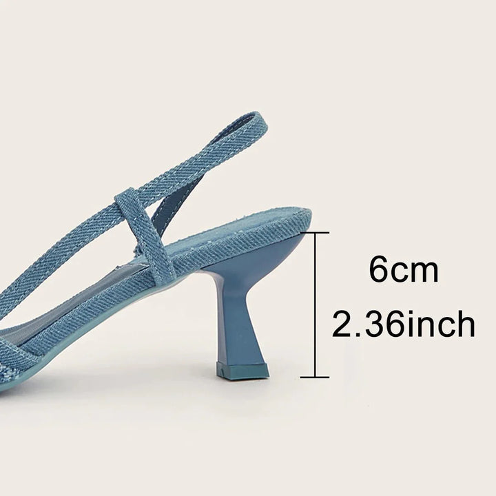 Delizia Denim Heels - Boncini
