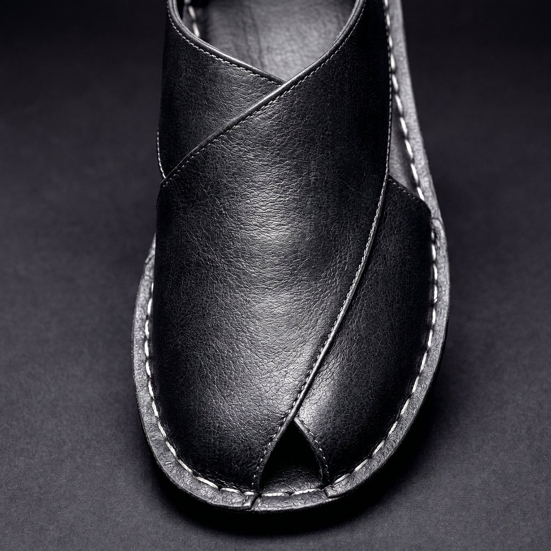 Fabio Leather Mules