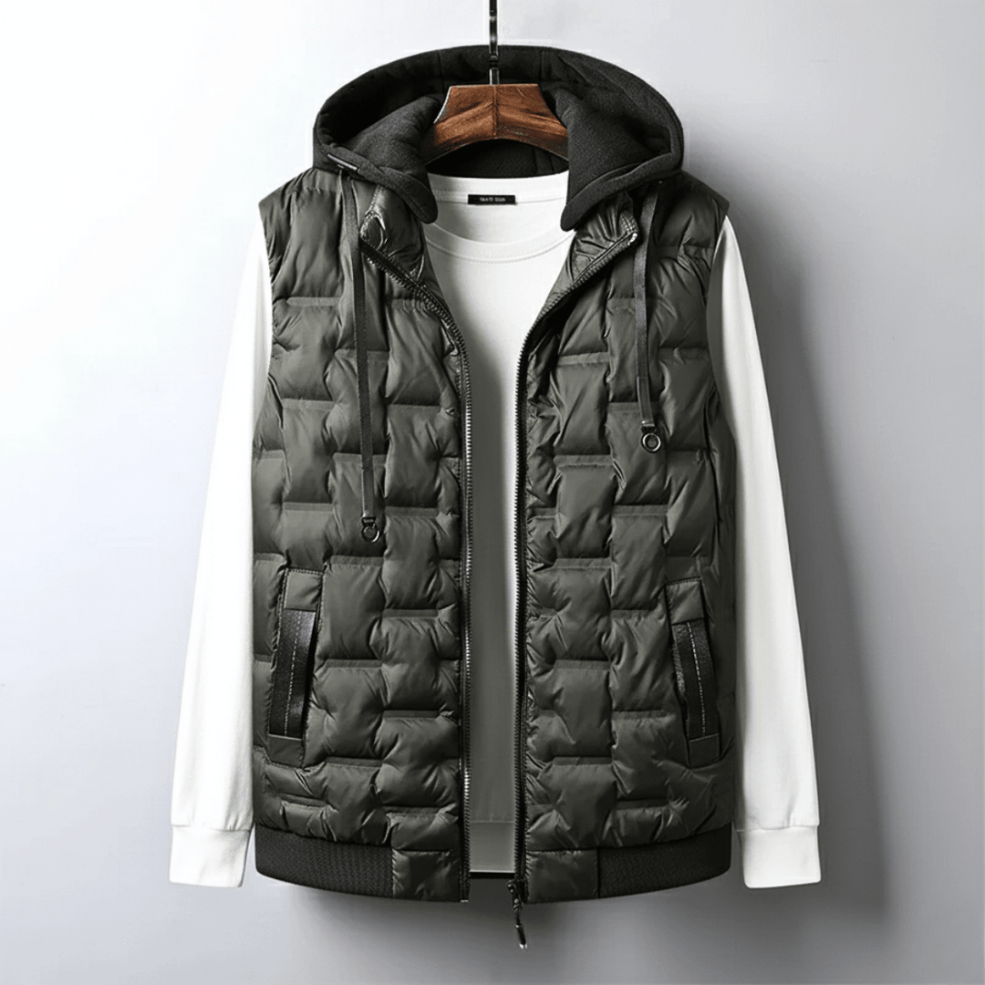 Ezra Hooded Vest – Santovi Ezra Hooded Vest – Santovi
