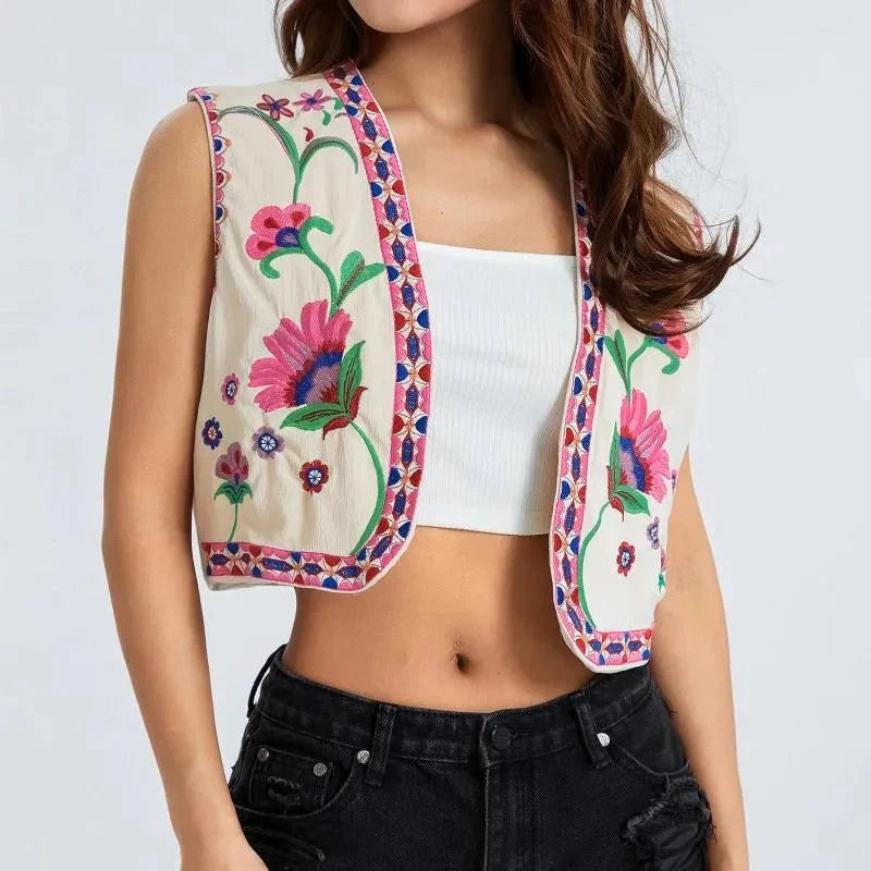 'Fiesta de Flores' Vest - Time & West