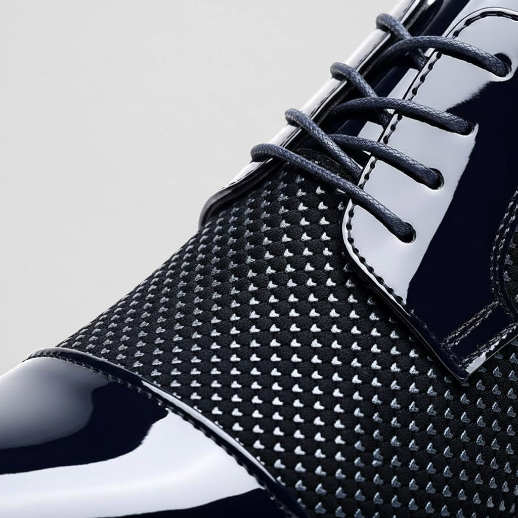 Hensley Leather Oxfords — Blue