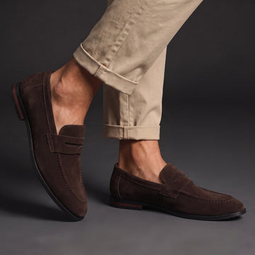 Cesare Suede Loafers