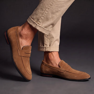 Cesare Suede Loafers