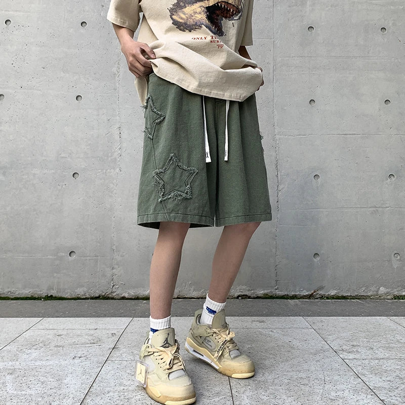 Jackson Vintage Patch Shorts - Aeon Avenue
