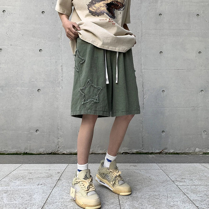 Jackson Vintage Patch Shorts - Aeon Avenue