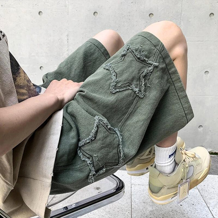 Jackson Vintage Patch Shorts - Aeon Avenue