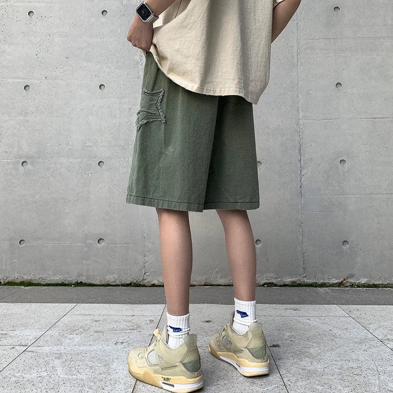 Jackson Vintage Patch Shorts - Aeon Avenue