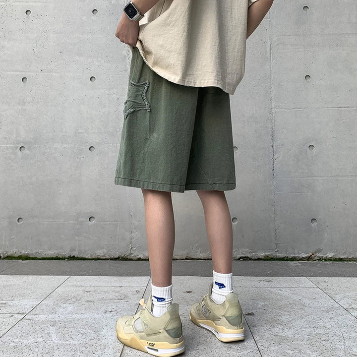 Jackson Vintage Patch Shorts - Aeon Avenue