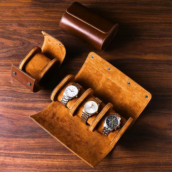 Leatherette Watch Case - Time &amp; West