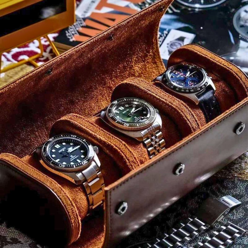 Leatherette Watch Case - Time &amp; West