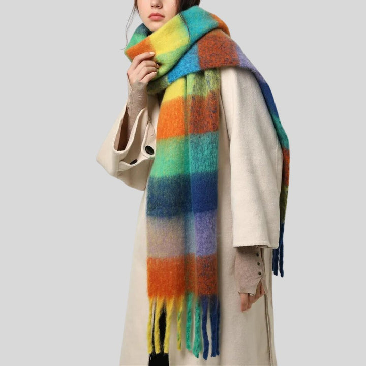 Mosaic Oversized Scarf - Time &amp; West
