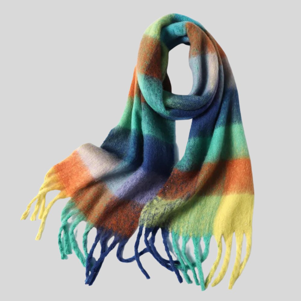 Mosaic Oversized Scarf - Time &amp; West