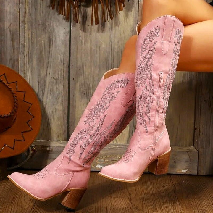 Pink Cowgirl Boots - Time &amp; West
