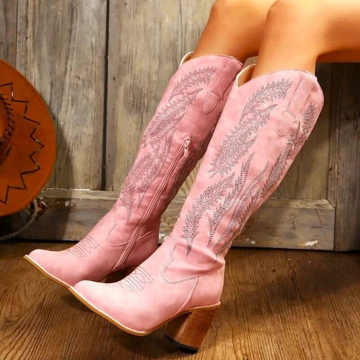 Pink Cowgirl Boots - Time &amp; West