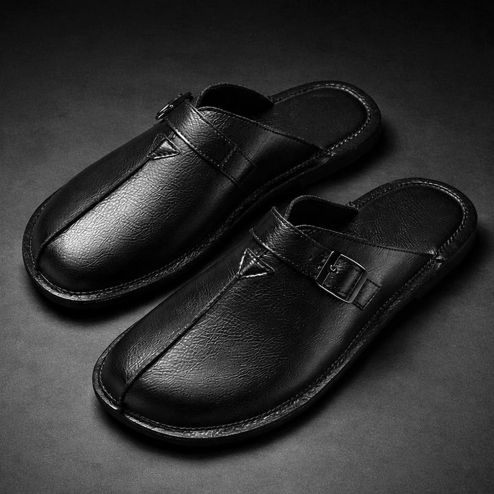 Lorenzo Leather Mules
